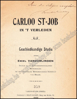 Afbeeldingen van Carloo St-Job in't verleden. Geschiedkundige studie
