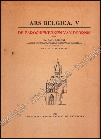Picture of Ars Belgica. V. De Parochiekerken van Doornik
