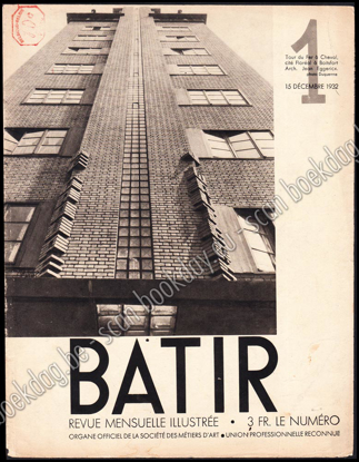 Picture of Batir 1. Revue Mensuelle illustrée d`architecture, d`art et de décoration