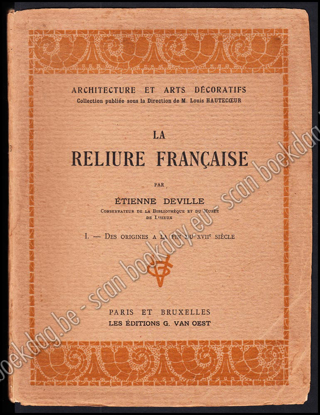 Image de La Reliure Française I & II 