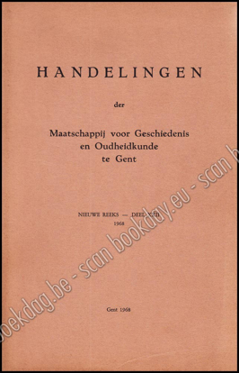 Picture of Handelingen Der Maatschappij Voor Geschiedenis En Oudheidkunde Te Gent, Nieuwe Reeks, Deel XXII