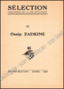 Picture of Sélection. Cronique de la vie artistique. III Ossip Zadkine. Année 7, Cahier 3. Octobre 1928