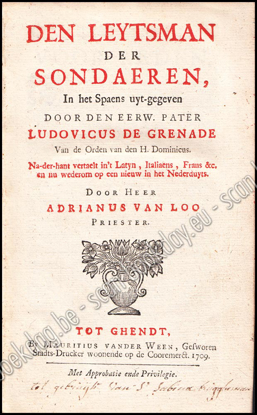 Image de Den Leytsman der Sondaeren, In het Spaens uyt-gegeven door den eerw. Pater