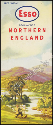 Picture of Esso. Road map N° 5 Northern England
