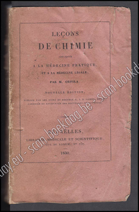 Picture of Leçons de Chimie appliquée à la Médicine Pratique, et a la Médicine Légale
