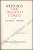 Picture of Reisgids voor Belgisch Congo en Ruanda-Urundi. 1ste uitgave 1950