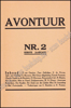 Picture of Avontuur. Jrg 1, Nrs. 1, 2, 3 & bio, februari, maart, april 1928. Fac-Simile uit 1979
