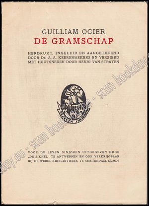 Picture of De toneelwerken van Guilliam Ogier van Antwerpen. De gramschap. Houtsneden Henri VAN STRATEN