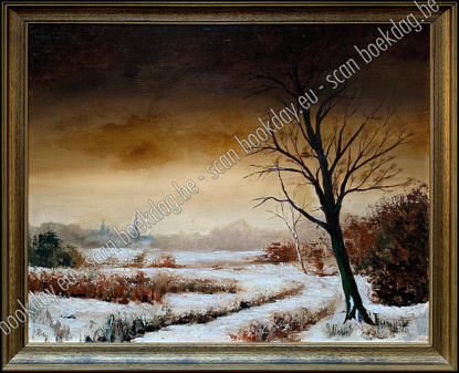 Picture of Schilderij Jean WUYTS - Winterlandschap