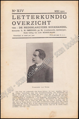 Afbeeldingen van Letterkundig Overzicht van de Nederlandsche Boekhandel. Nrs. XIV, XV, XVII, XIX, mei, juni, september en december 1910