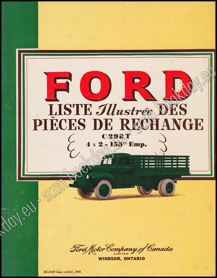 Picture of Ford - Liste Illustrée des pièces de rechange - C 298 T - 4 x 2 - 158