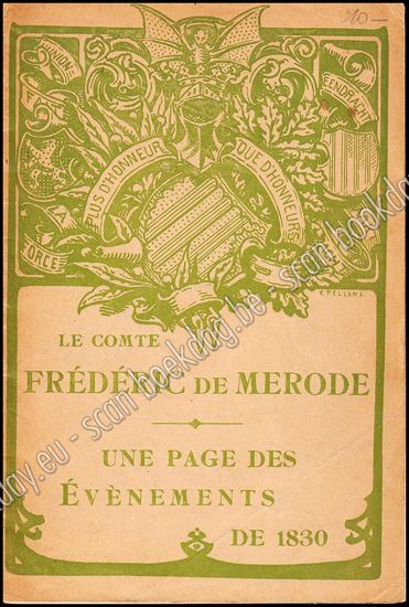 Afbeeldingen van Le comte Frédéric de Merode, une page des évènements de 1830