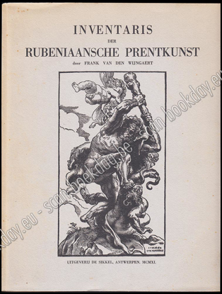 Picture of Inventaris der Rubeniaansche prentkunst. Handgeschreven opdracht Frank. 1940