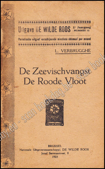 Picture of De Wilde Roos. Jrg 1, Nr. 12 , november 1923. De Zeevischvangst. De Roode Vloot