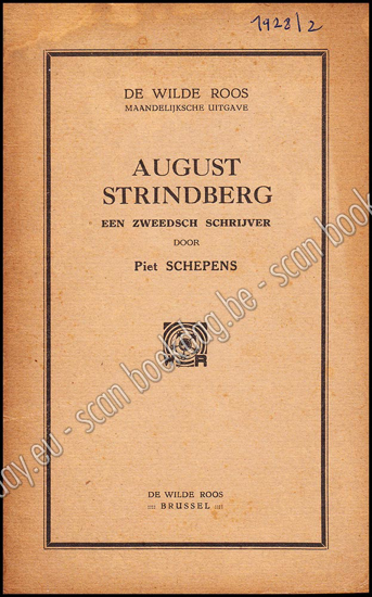 Picture of De Wilde Roos. Jrg 6, Nr. 2 , februari 1928. August Strindberg. Een Zweedsch Schrijver