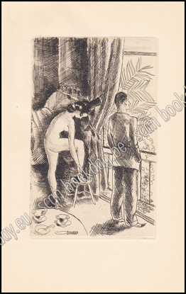 Image de Drogenaald ets. Marcel STOBBAERTS. Het Barceloneesche Avontuur III. 1944