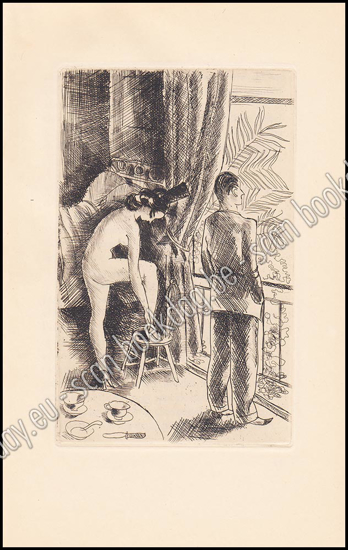 Afbeeldingen van Drogenaald ets. Marcel STOBBAERTS. Het Barceloneesche Avontuur III. 1944