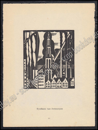 Afbeeldingen van Joris MINNE. Synthese van Antwerpen. 1930