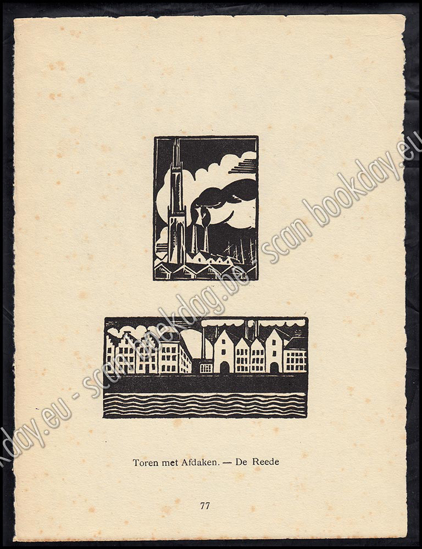 Picture of Joris MINNE. Toren met Afdaken & De Reede. 1930