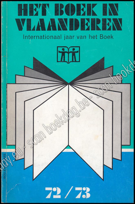 Picture of Het boek in Vlaanderen 72-73. 41e jaarboek. Omslag Paul Ibou