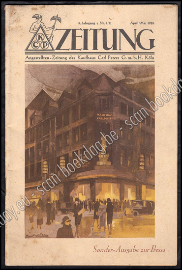 Afbeeldingen van Zeitung des Kaufhaus Carl Peters. 5. Jahrgang Nr. 1/2. April/Mai 1928