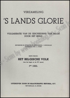 Image de Verzameling 's Lands Glorie. Vulgarisatie van de geschiedenis van België door het beeld