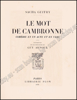 Image de Le mot de Cambronne. Comédie en un acte et en vers. Couverture et illustrations de Guy ARNOUX