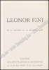 Image de Leonor Fini. Du 22 novembre au 22 décembre 1978. Signed