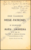 Afbeeldingen van Onze Vlaamsche Missie-Patrones - de gelukzalige Maria-Amandina van het Heilig Hart - Pauline Jeuris van Schakkebroek (Franciscanes-Missionarisse van Maria - gemarteld in China den 9den juli 1900)