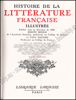 Picture of Histoire de la Littérature Française illustrée. Tome 1 et 2 complètes