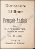 Picture of Dictionnaire Lilliput Français-Anglais