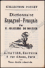 Picture of 4 Dictionnaires Poucet: Français-Allemand/Français-Italien/Français-Espagnol/ Espagnol-Français. In bronze bookstand