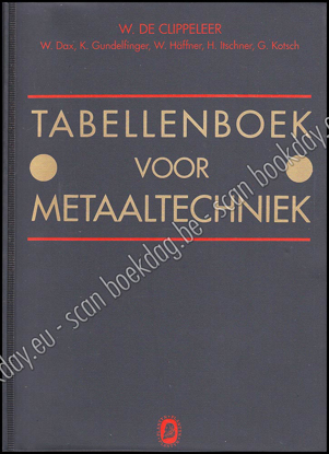 Afbeeldingen van Tabellenboek voor metaaltechniek