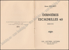 Afbeeldingen van Dernières escadrilles 40. Récits
