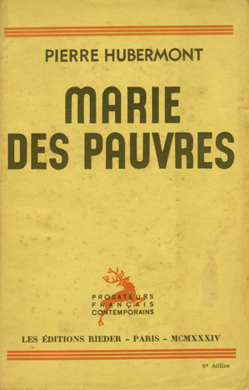 Image de Marie des pauvres. Dédicace à Marnix GIJSEN