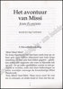 Picture of Vlaamse filmpjes. Nr. 2135. 1994. Het avontuur van Missi
