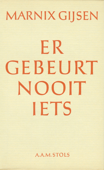 Picture of Er gebeurt nooit iets. 1ste druk met opdracht