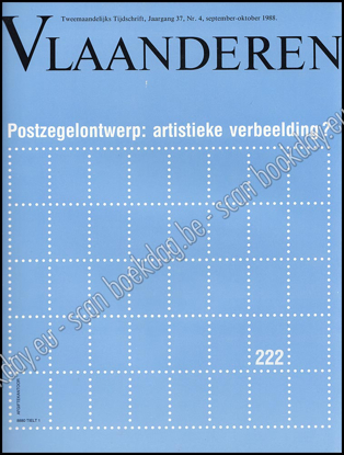 Image de Vlaanderen. Nr. 222. Jg. 37, nr. 4, september-oktober 1988. Postzegelontwerp: artistieke verbeelding?