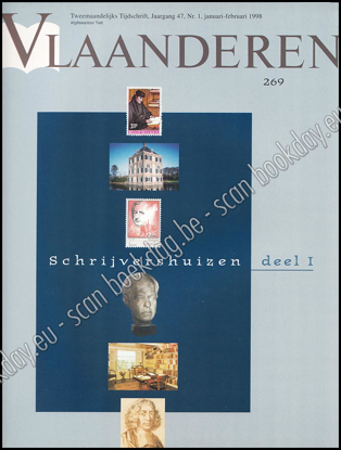 Image de Vlaanderen. Nr. 269. Jg. 47, nr. 1, januari-februari 1998. Schrijvershuizen deel I