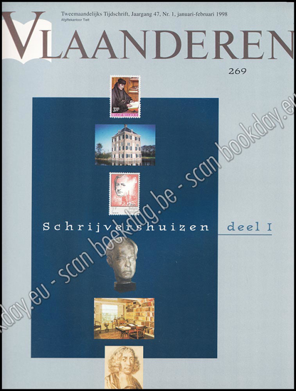 Picture of Vlaanderen. Nr. 269. Jg. 47, nr. 1, januari-februari 1998. Schrijvershuizen deel I