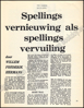 Picture of Koninklijke Vlaamse Academie Voor Taal- En Letterkunde. De Spellingkwestie