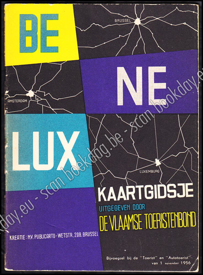 Image de Benelux-kaartgidsje. (Expo 58)