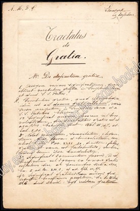 Image de Tractatus de Gratia. Ad Maiorem Dei Gloriam. ... (Vorselaar)