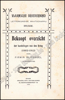 Picture of Vlaamsche Broederbond. Letterkundige Maatschappij Brugge. Beknopt overzicht der handelingen van den Kring (1862-1912)