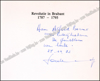 Image de Revolutie in Brabant 1787 - 1793. (Brabantse Omwenteling). Gesigneerd