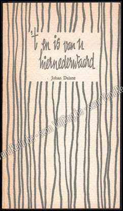 Image de 't En is van U hiernederwaard... . Gesigneerd