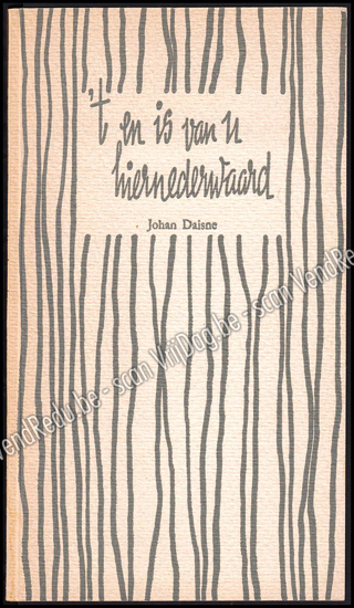 Afbeeldingen van 't En is van U hiernederwaard... . Gesigneerd