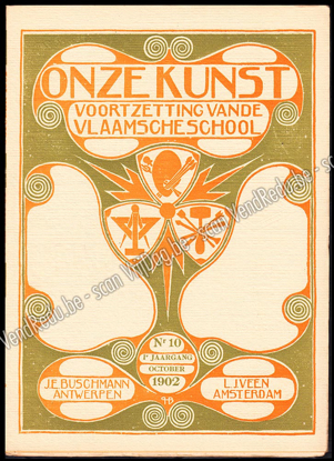 Image de Onze Kunst. Jg. 1, nr. 10. October 1902