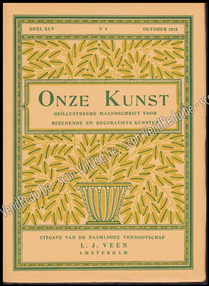 Image de Onze Kunst. Jg. 24, nr. 4. October 1928