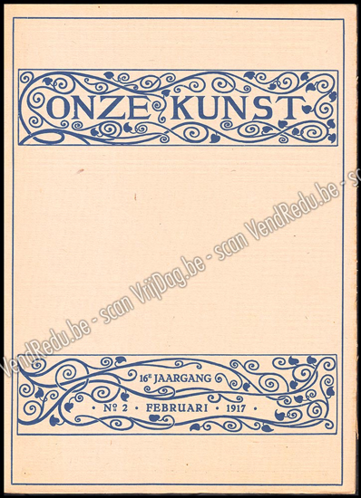 Picture of Onze Kunst. Jg. 16, nr. 2. Februari 1917